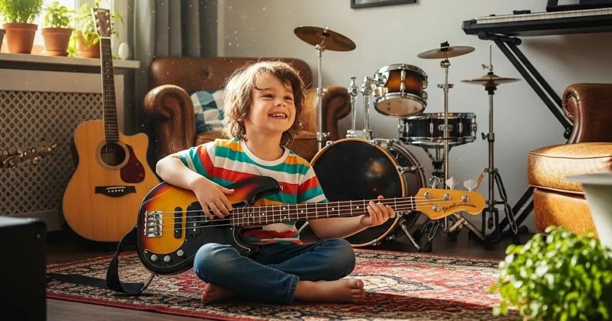 Grooving Low: Bass Lessons for Kids with Big Dreams